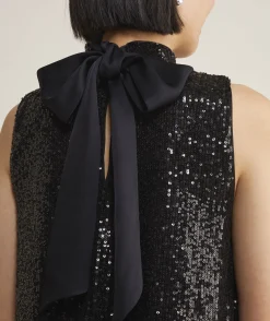Dresses & Skirts<Vineyard Vines Sequin Swing Dress Jet Black