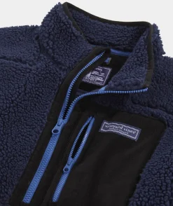 Sweatpants & Sweatshirts<Vineyard Vines Sherpa SuperShep™ Quarter-Zip Nautical Navy