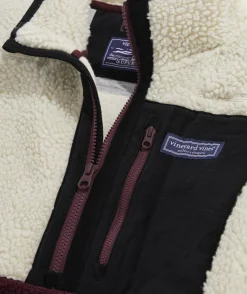 Sweatpants & Sweatshirts<Vineyard Vines Sherpa SuperShep™ Quarter-Zip Crimson