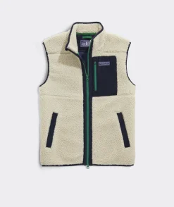 Jackets & Vests<Vineyard Vines Sherpa SuperShepâ„¢ Vest Stone