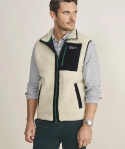 Jackets & Vests<Vineyard Vines Sherpa SuperShep™ Vest Stone