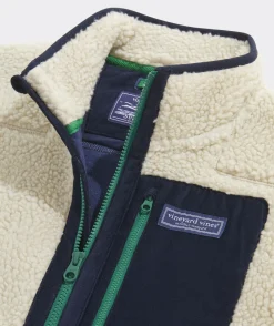 Jackets & Vests<Vineyard Vines Sherpa SuperShep™ Vest Stone
