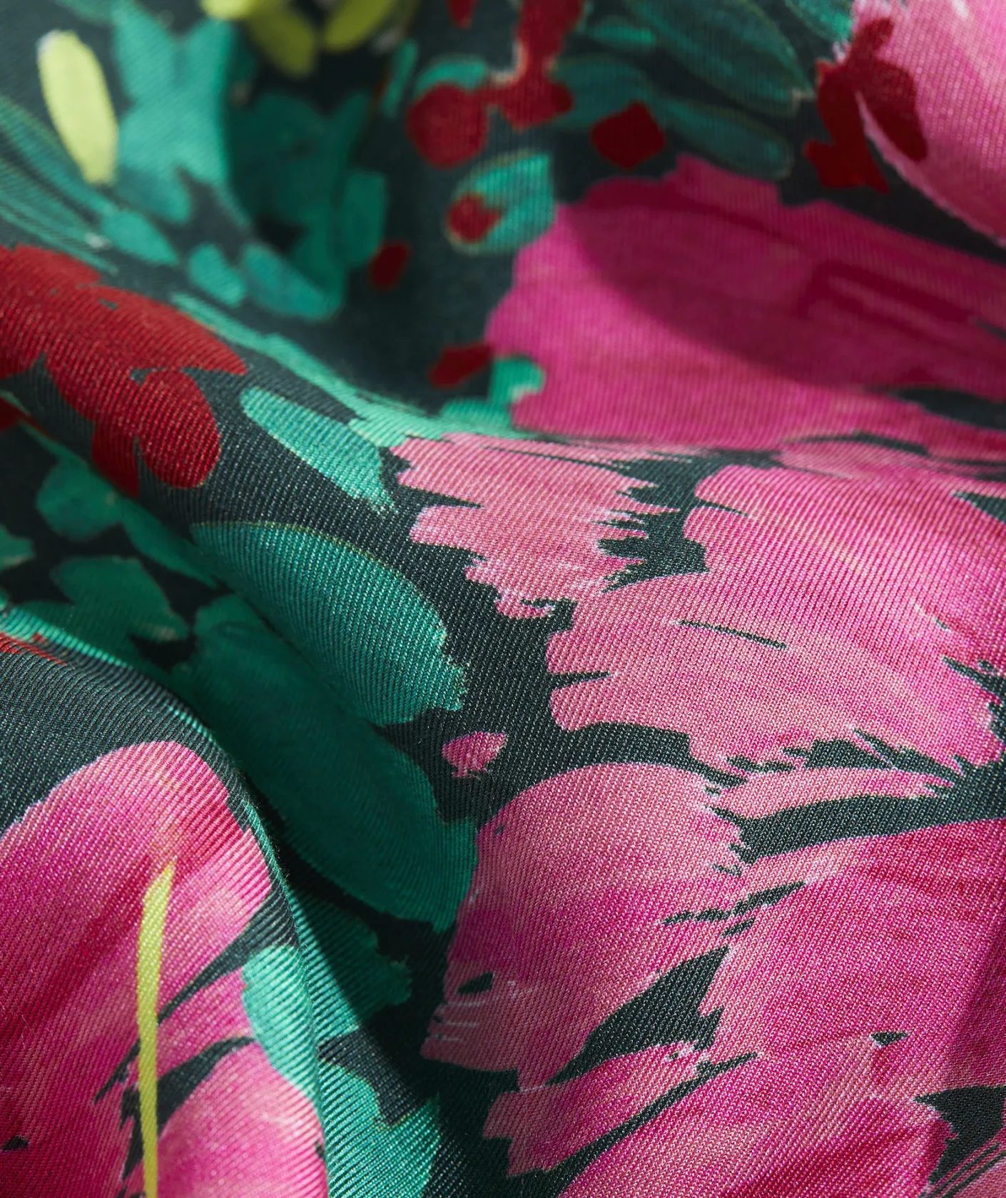 Dresses & Skirts<Vineyard Vines Silk Twill Maxi Dress Brush Floral - Green