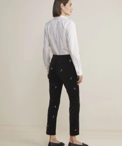 Pants & Denim<Vineyard Vines Skip Monday Solid Hint of Print Leggings Deep Bay