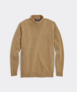 Sweaters<Vineyard Vines Solid Rollneck Sweater Camel Heather