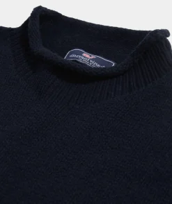 Sweaters<Vineyard Vines Solid Rollneck Sweater Nautical Navy