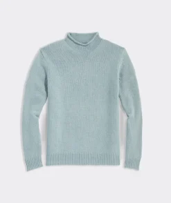 Sweaters<Vineyard Vines Solid Rollneck Sweater Porcelain Blue Hthr