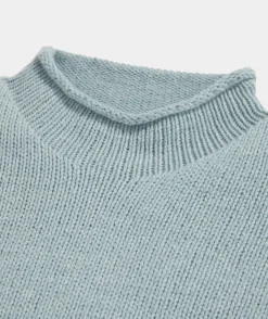 Sweaters<Vineyard Vines Solid Rollneck Sweater Porcelain Blue Hthr