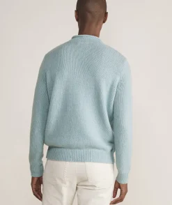 Sweaters<Vineyard Vines Solid Rollneck Sweater Porcelain Blue Hthr