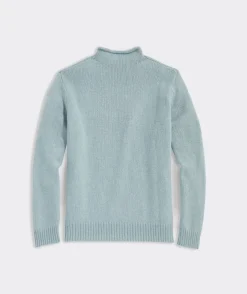 Sweaters<Vineyard Vines Solid Rollneck Sweater Porcelain Blue Hthr