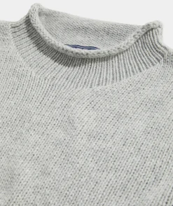 Sweaters<Vineyard Vines Solid Rollneck Sweater Light Gray Heather