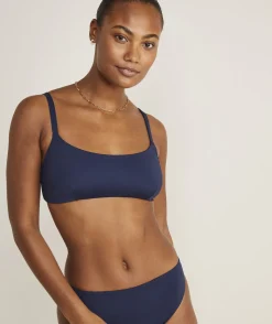 Swim & Cover-Ups<Vineyard Vines Square Neck Bikini Top Multi Chappy - Navy