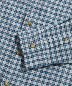 Button-Down Shirts<Vineyard Vines Stretch Flannel Check Shirt Larkspur