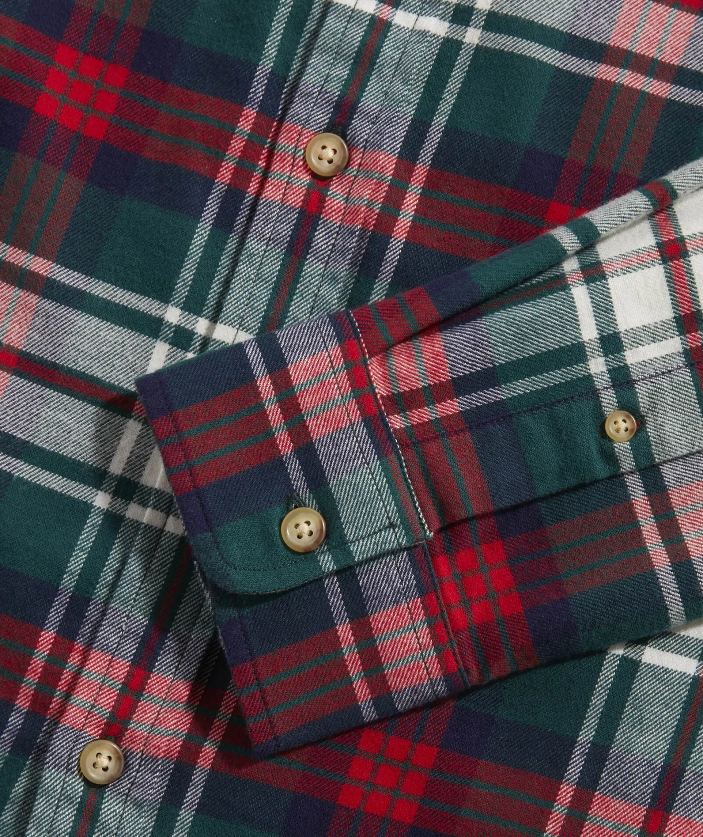 Button-Down Shirts<Vineyard Vines Stretch Flannel Tartan Shirt Charleston Green