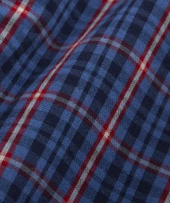 Button-Down Shirts<Vineyard Vines Stretch Poplin Check Shirt Red Velvet