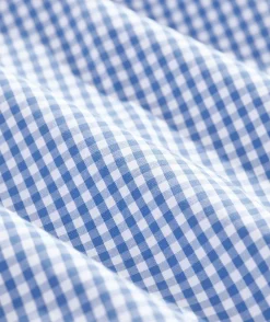 Button-Down Shirts<Vineyard Vines Stretch Poplin Gingham Shirt Tide Blue