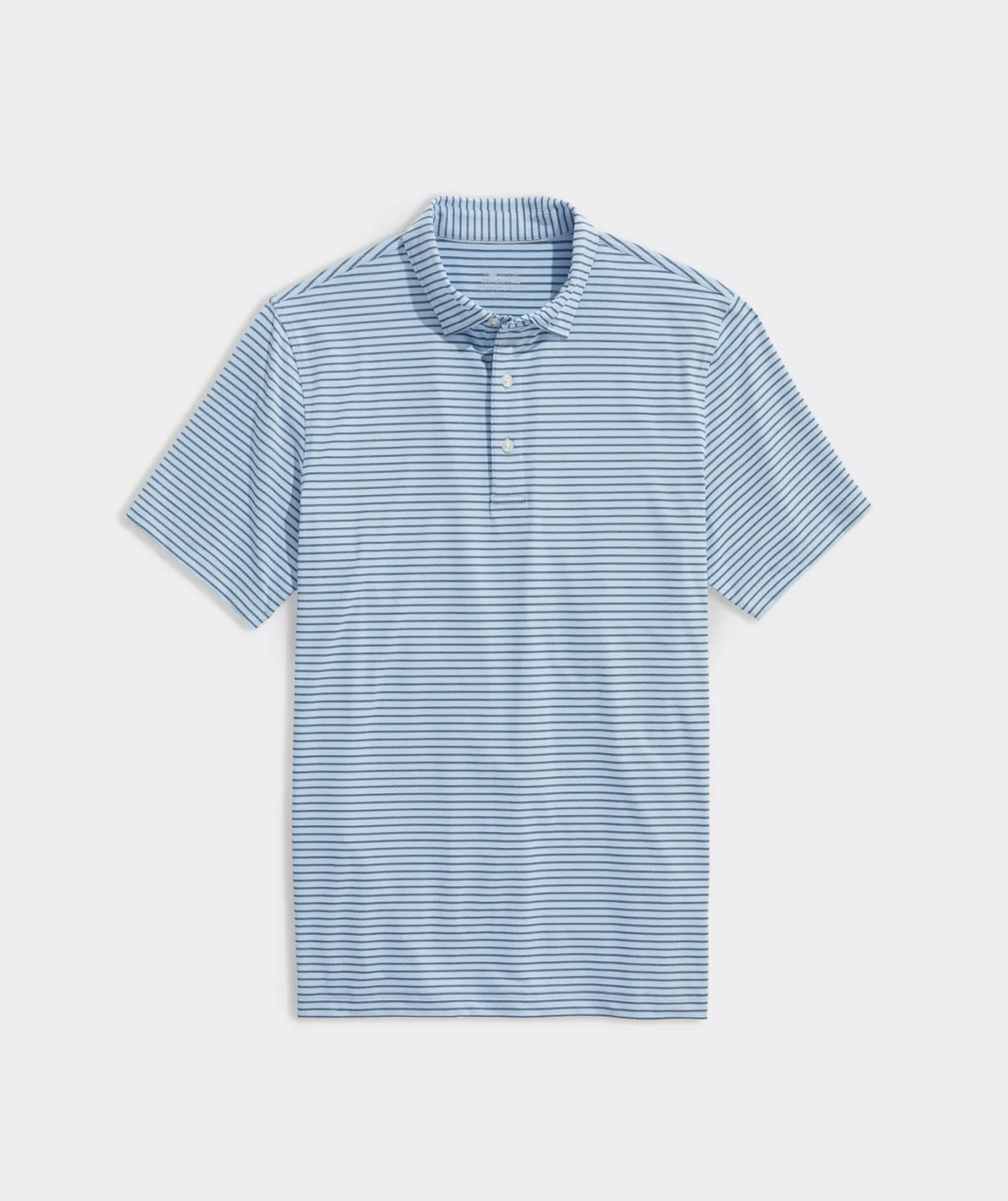 Mens|Button-Down Shirts<Vineyard Vines Stretch Poplin Stripe Shirt Ocean Breeze