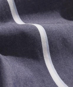 Button-Down Shirts<Vineyard Vines Stretch Poplin Stripe Spread Collar Shirt Naut Navy STP