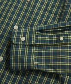Button-Down Shirts<Vineyard Vines Stretch Poplin Tartan Shirt R St Chtn Green