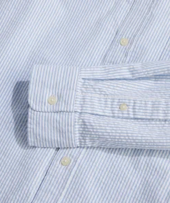 Button-Down Shirts<Vineyard Vines Stretch Seersucker Shirt Ocean Breeze