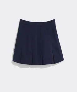 Dresses & Skirts<Vineyard Vines Stretch Twill Pleated Mini Skirt Nautical Navy