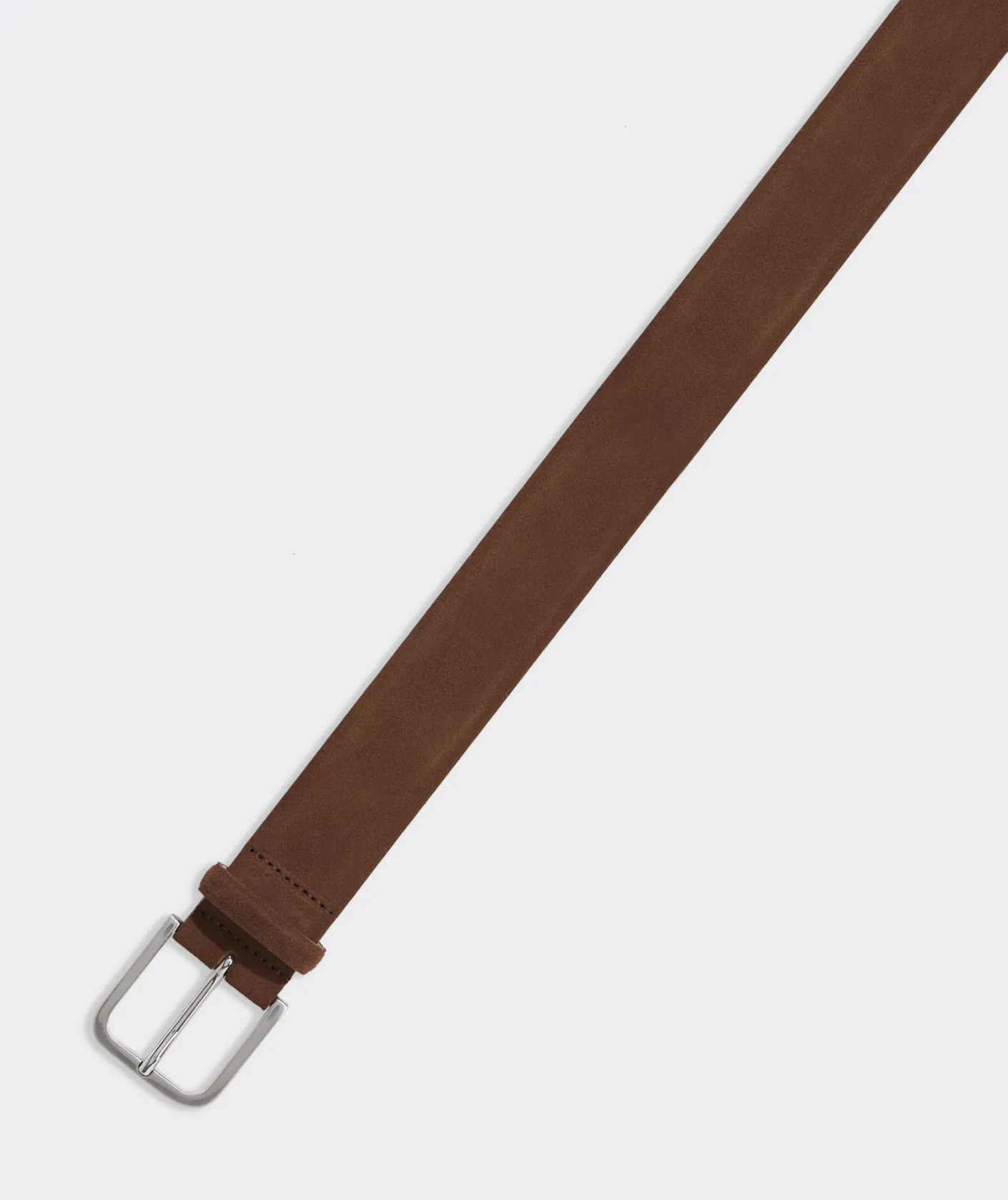 Belts<Vineyard Vines Suede Leather Heritage Belt Log Cabin