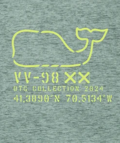 Mens|Tees<Vineyard Vines Sunset Sails Short-Sleeve Dunes Tee Jake Blue Heather