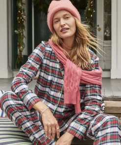 Pajamas<Vineyard Vines Super-Soft Modal Pajama Dress Tiny Tree-Red Velvet