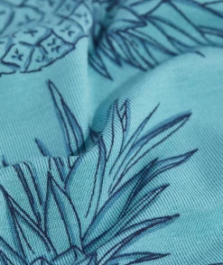 Pajamas|Pants & Denim<Vineyard Vines Super-Soft Printed Knit Pajama Set Pineapple-Marsh