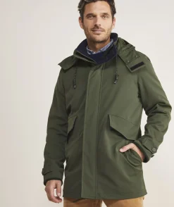 Jackets & Vests<Vineyard Vines Three-In-One Parka Forest Olive