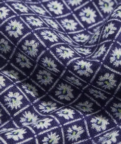 Hats<Vineyard Vines Tiny Floral Print Oversized Silk Scarf Tiny Floral-JakeBlue
