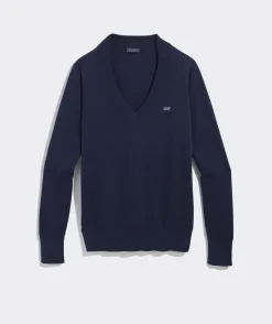 Sweaters<Vineyard Vines Tissue Cashmere Turtleneck Sweater Nautical Navy