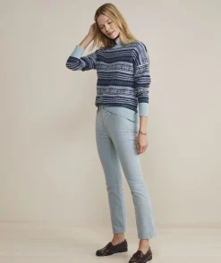 Sweaters<Vineyard Vines Tissue Weight Cashmere Mockneck Sweater Camel Heather