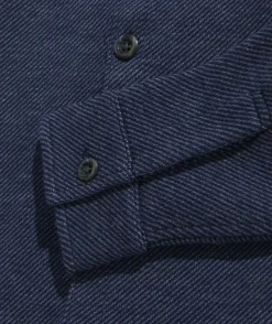 Jackets & Vests<Vineyard Vines Twill Wool Shirt Jacket Nautical Navy