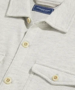 Jackets & Vests<Vineyard Vines Twill Wool Shirt Jacket Marshmallow