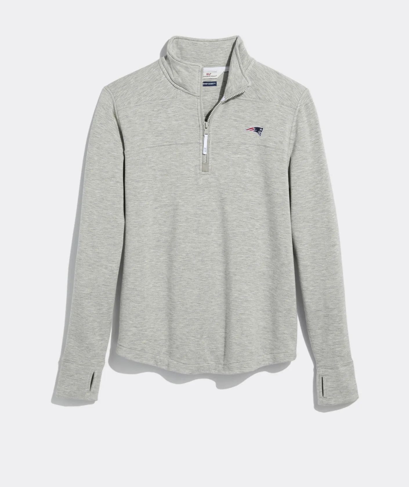Mens|Tees<Vineyard Vines Two-Tone Vintage Whale Long-Sleeve Pocket Tee Cayman