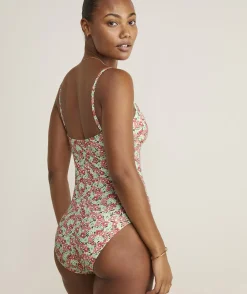 Swim & Cover-Ups<Vineyard Vines Underwire One-Piece SB Floral - Marsh