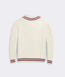Sweaters<Vineyard Vines Varsity V-Neck Cotton Sweater Powder