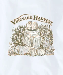 Tees<Vineyard Vines Vineyard Harvest Long-Sleeve Pocket Tee White Cap