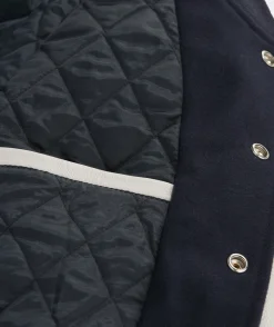 Jackets & Vests<Vineyard Vines Golden Bear Varsity Jacket Vineyard Navy