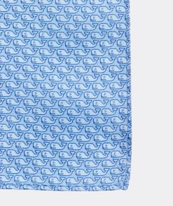 Ties and Bow Ties<Vineyard Vines Vineyard Whale Printed Pocket Square Sea Splash