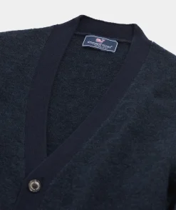 Sweaters<Vineyard Vines V-Neck Cardigan Nautical Navy