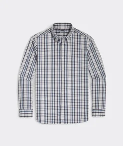 Mens|Tees<Vineyard Vines VV Icons Long-Sleeve Harbor Performance Tee Surplus Heather