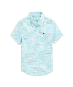 Washington Nationals<Vineyard Vines Washington Nationals Bradley Stripe Sankaty Polo Strpe Whte/BluDepth