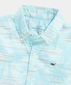 Washington Nationals<Vineyard Vines Washington Nationals Bradley Stripe Sankaty Polo Strpe Whte/BluDepth