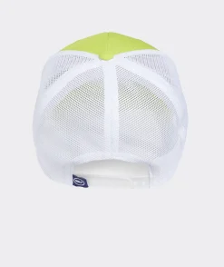Hats<Vineyard Vines Whale Dot Performance Trucker Hat Wild Lime