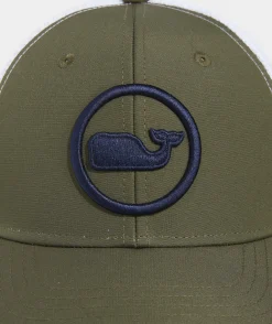 Hats<Vineyard Vines Whale Dot Performance Trucker Hat Cypress