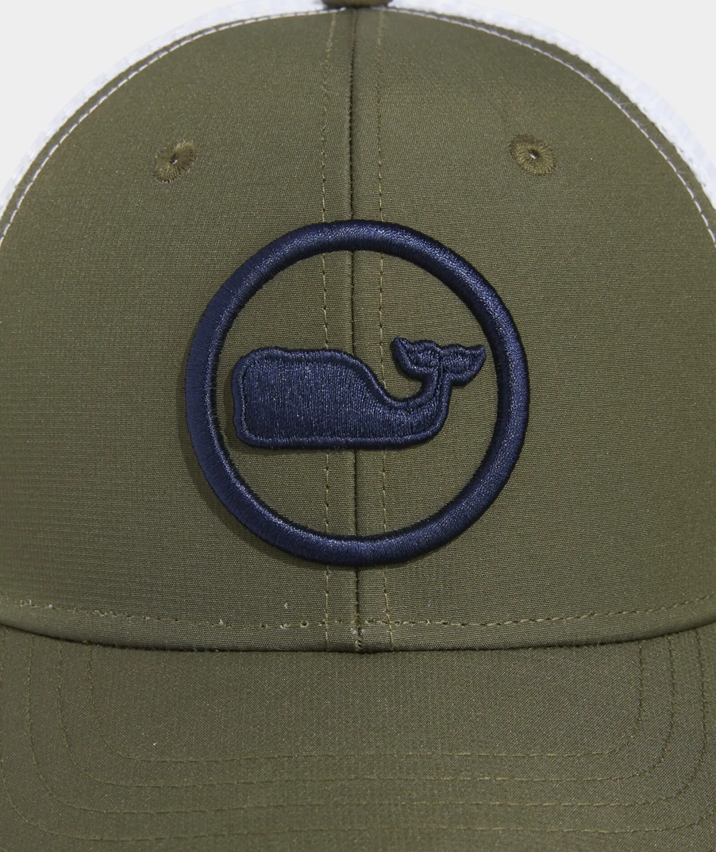 Hats<Vineyard Vines Whale Dot Performance Trucker Hat Cypress