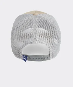 Hats<Vineyard Vines Whale Dot Performance Trucker Hat Khaki
