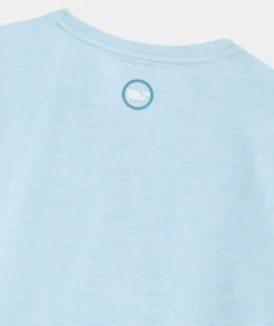 Tees<Vineyard Vines Whale Outline Short-Sleeve Harbor Performance Tee Splish Splash Hthr